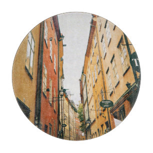 Planche À Découper Historique Gamla Stan, Vieille Ville de Stockholm