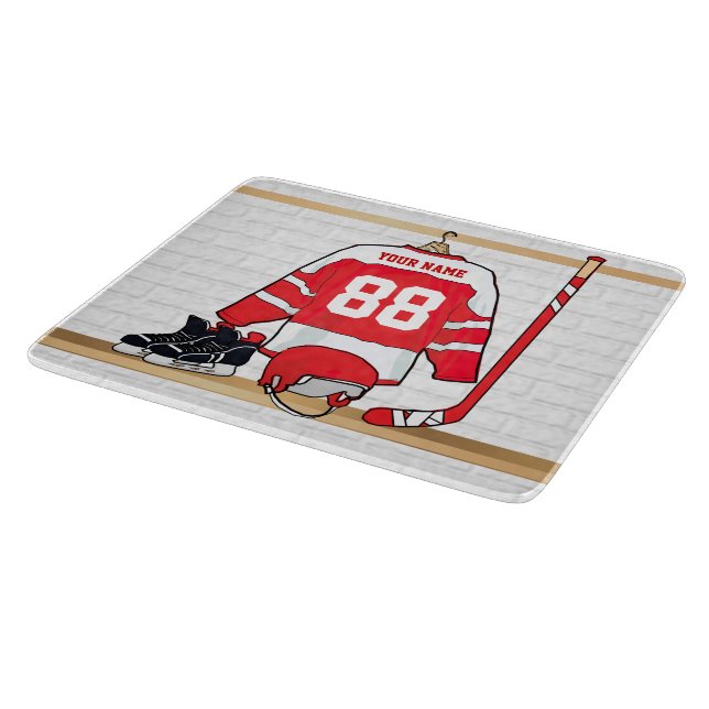 Planche À Découper Hockey sur glace du Jersey (Coin)