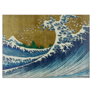 Planche À Découper Hokusai Big Wave Japon Art japonais