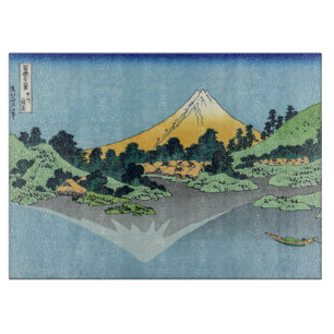 Planche À Découper Hokusai - Le Mont Fuji reflète le lac Kawaguchi