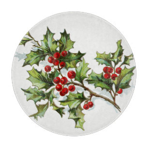 Planche À Découper Holly Berries 002