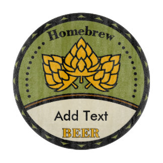Planche À Découper Homebrew Beer, modifier le texte