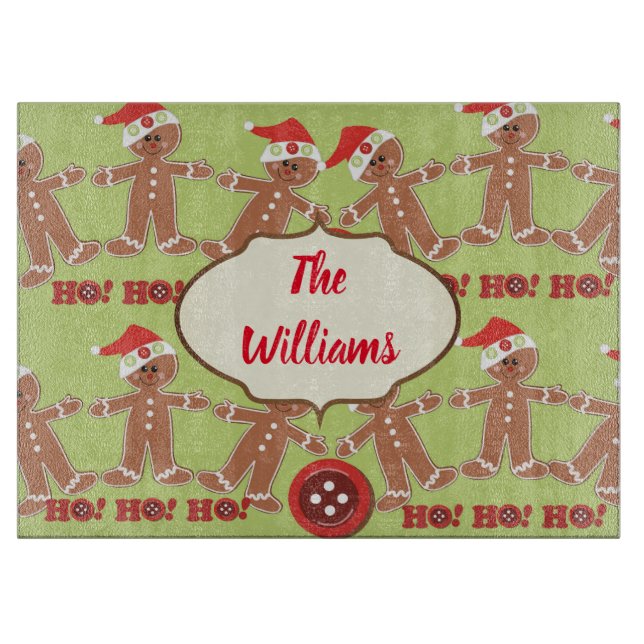 Planche À Découper Hommes Extraordinaires en pain d'épices (Devant)