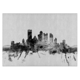 Planche À Découper Horizon de Pittsburgh Pennsylvanie
