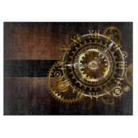 Horloge Steampunk avec des engrenages anciens