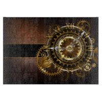 Horloge Steampunk avec des engrenages anciens