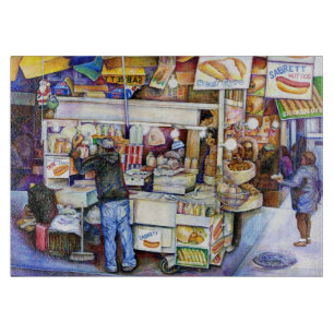 Planche À Découper Hot Dog God, New York