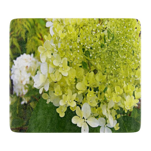 Planche À Découper Hydrangea Limelight Vert Chartreuse Élégant (Devant)