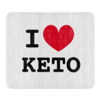 I coeur keto régime plateau de coupe en verre pour