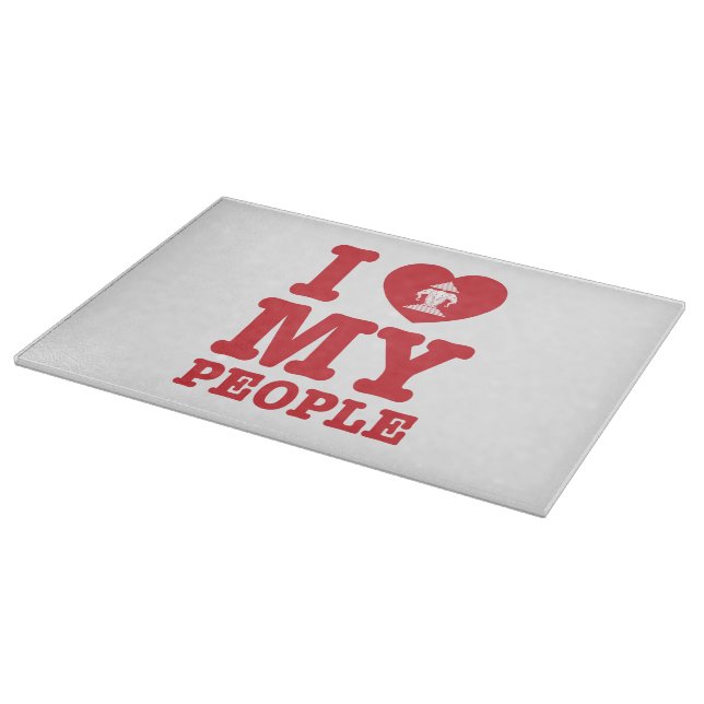 Planche À Découper I Heart (Love) Erawan My Lao People (Coin)