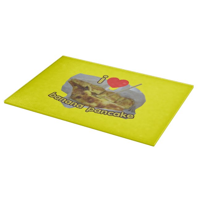 Planche À Découper I Love (Coeur) Banana Pancake ... Thai Street Food (Coin)