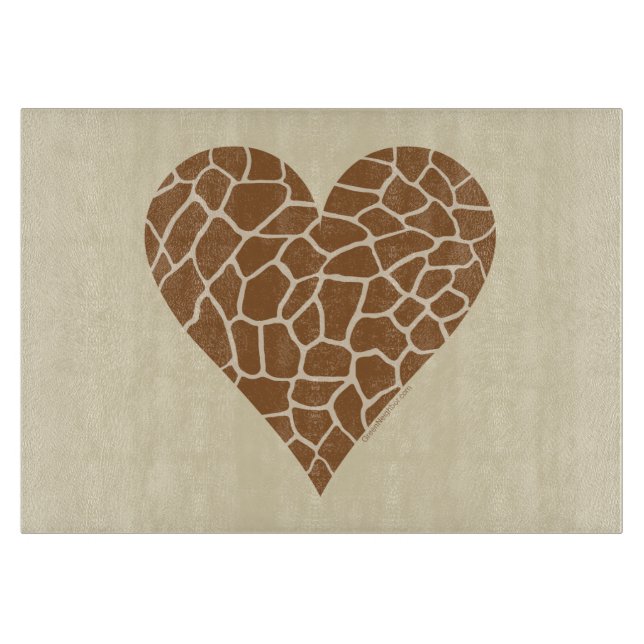 Planche À Découper I Love Giraffes (Devant)