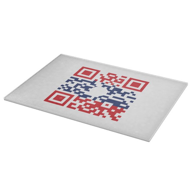 Planche À Découper I Love Laos (Khoy Huk Lao) Drapeau QR Code | Geek  (Coin)