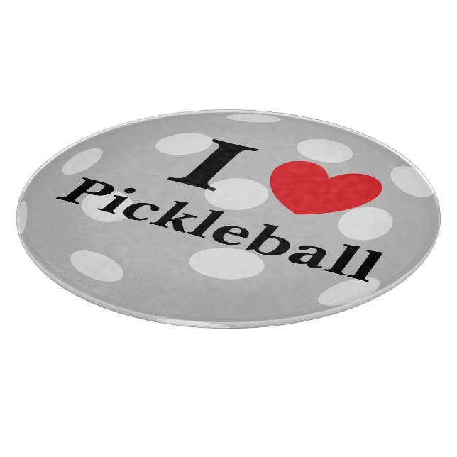 Planche À Découper "I Love Pickleball" (Coin)