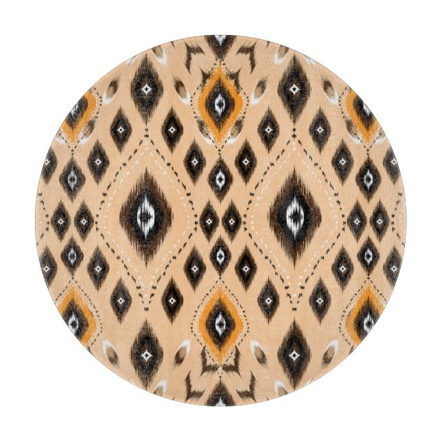 Planche À Découper Ikat Ethnic Geometry Folklore Motif (Devant)