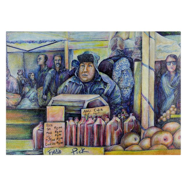 Planche À Découper Il a entendu, ce que j'ai vu (Devant)