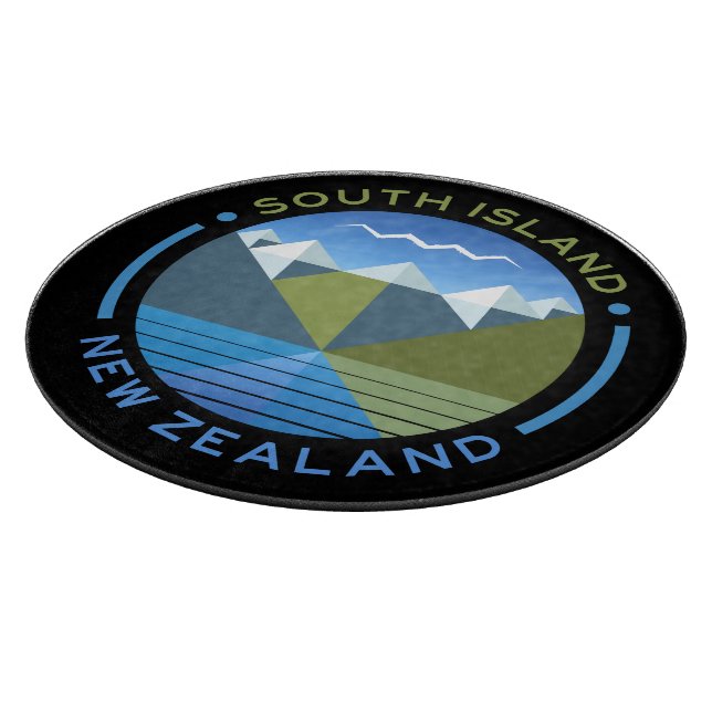 PLANCHE À DÉCOUPER ÎLE DU SUD NOUVELLE-ZÉLANDE (Coin)