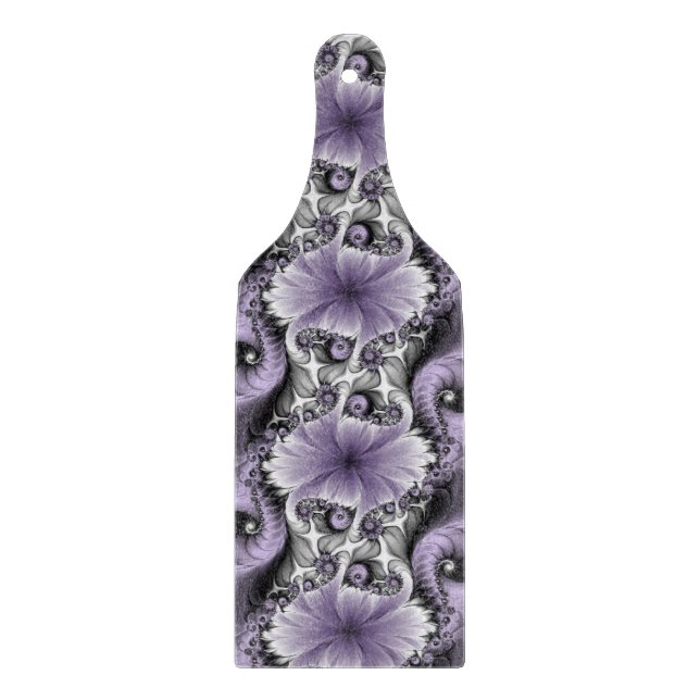 Planche À Découper Illusion de lilas Art floral abstrait fantastique  (Devant)