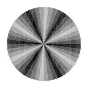 Planche À Découper Illusion optique Panneau de découpe en verre noir