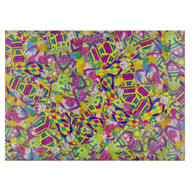 Planche À Découper Illustration aquarelle, Motif de retournement (Devant)