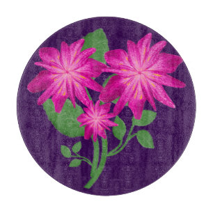 Planche À Découper Illustration de bouquet floral rose   Dessin à la 