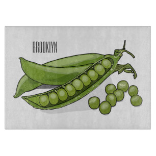 Planche À Découper Illustration de dessin de pois