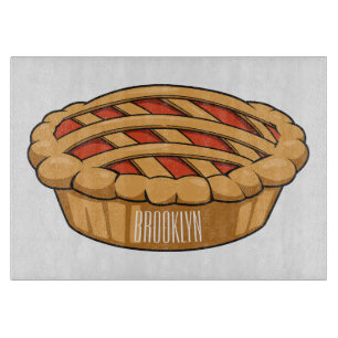 Planche À Découper Illustration de la caricature à tarte