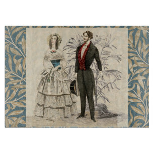 Planche À Découper Illustration de mariage victorien vintage 1844