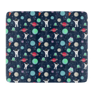 Planche À Découper illustration de motif spatial