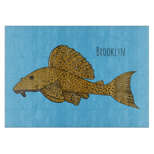 Planche À Découper Illustration de poisson Pleco