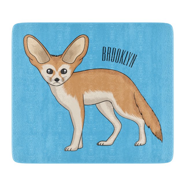 Planche À Découper Illustration Fennec fox (Devant)