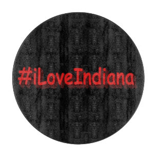 Planche À Découper "#iLoveIndiana " Conception sympa. Acheter mainten