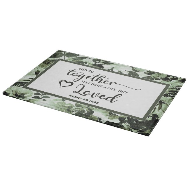 Planche À Découper Ils Ont Construit Une Vie Qu'Ils Aiment Couper La  (Coin)