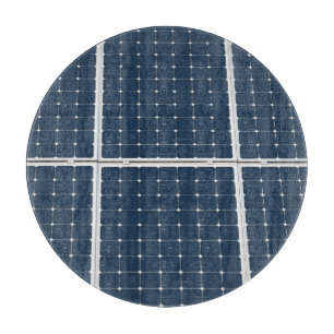 Planche À Découper Image amusante d'un panneau solaire