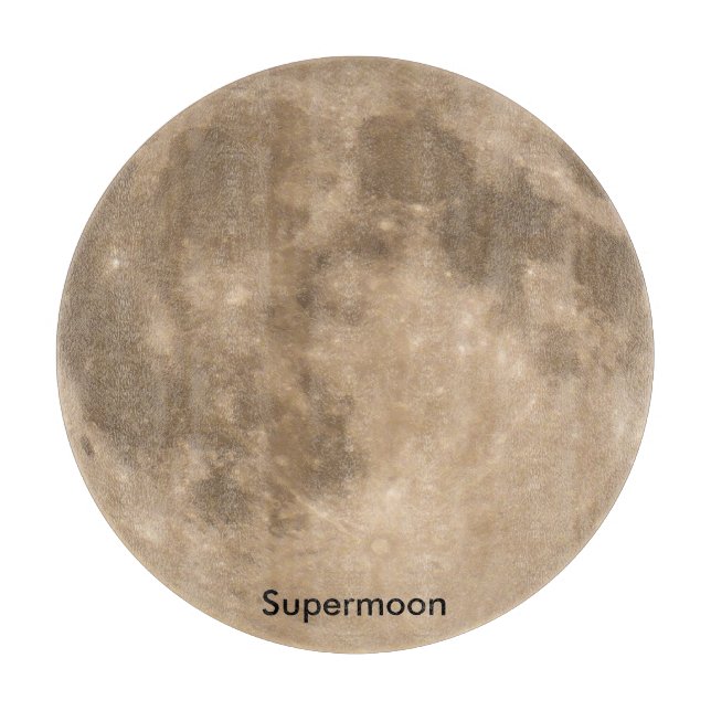 Planche À Découper Image de lune pour tableau de verre décoratif (Devant)