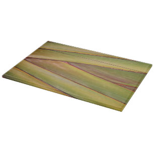 Planche À Découper Image de palme de voyageur en verre trempé