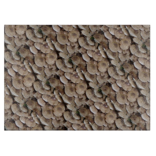 Planche À Découper image vegatable amusante de champignons de Paris f (Devant)