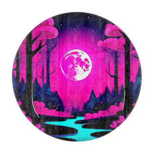 Planche À Découper Imaginaire Moonlit Woods Art