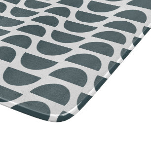 Planche À Découper Impression géométrique Abstraite bleue contemporai