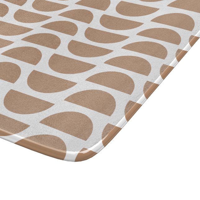 Planche À Découper Impression géométrique Abstraite Jaune contemporai (Coin)