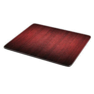 Planche À Découper Impression numérique sur bois rouge foncé