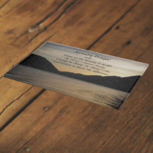 Planche À Découper Inspiration Serenity Prayer Lac Sunset