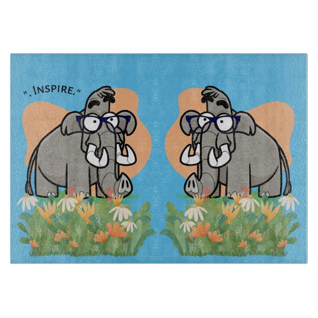 Planche À Découper inspirer l'éléphant (Devant)