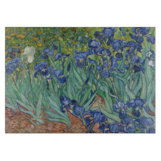 Planche À Découper Iris, Peinture à l'huile florale, Vincent Van Gogh