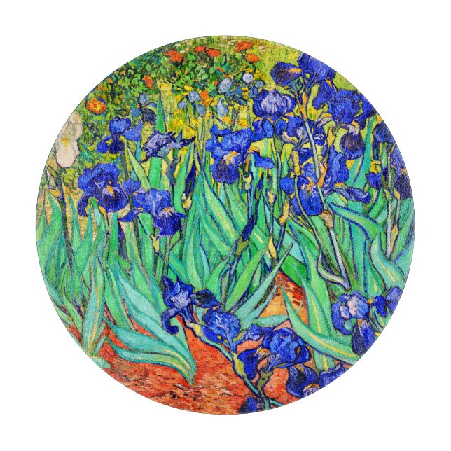 Planche À Découper Irises par Vincent Van Gogh (Devant)