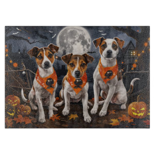 Planche À Découper Jack Russell Halloween Épouvantable