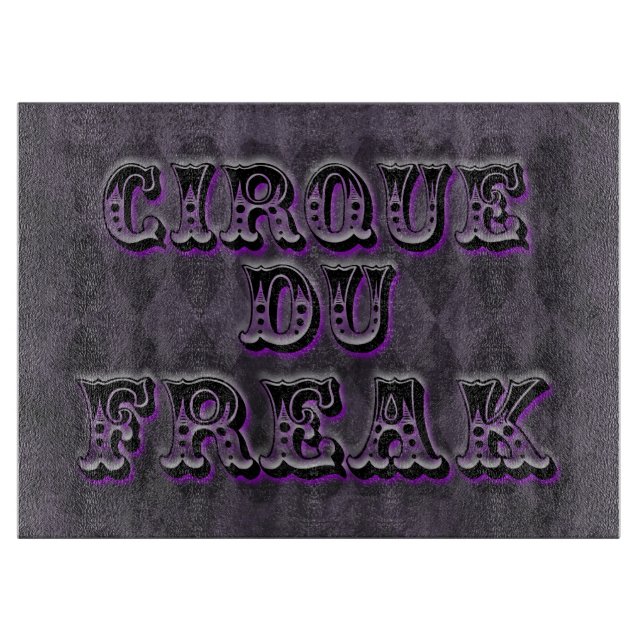 Planche À Découper Jacquard gothique Cirque Du Freak (Devant)