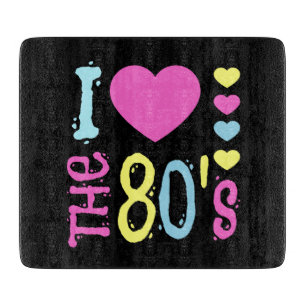 Planche À Découper J'adore le costume disco des années 80