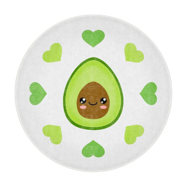 Planche À Découper J'aime Avocado (Devant)