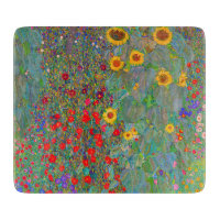 Jardin agricole de Gustav Klimt avec tournesols
